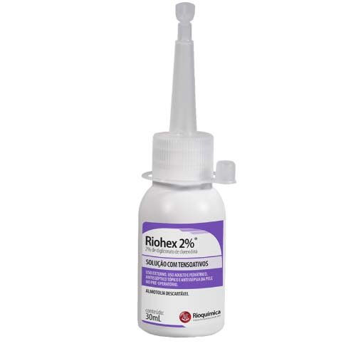 Clorexidina Riohex 2% com Tenso Ativo RIOQUÍMICA - 30ml