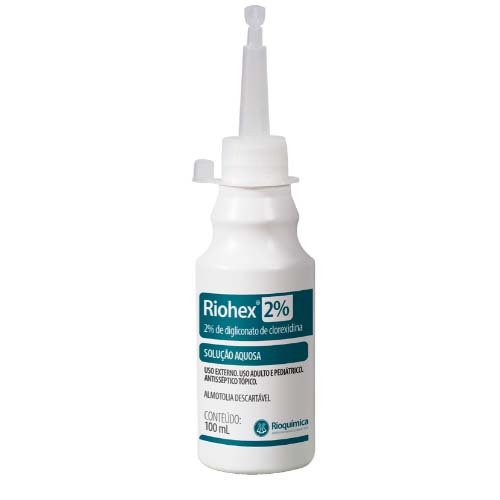 Clorexidina Riohex 2% - Solução Aquosa RIOQUÍMICA - 100ml